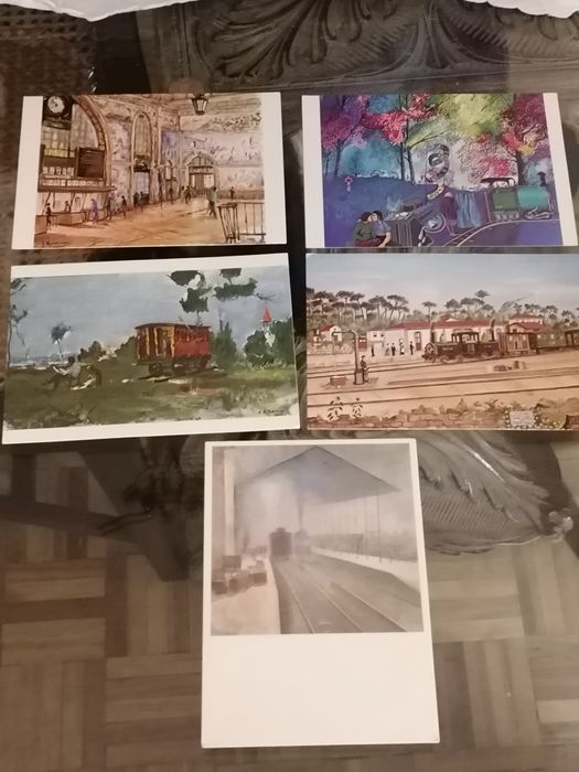 Colecção postais CP anos 80