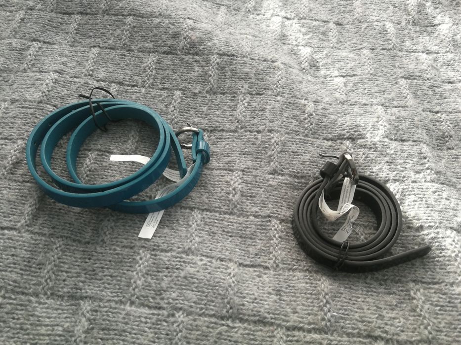 Nowe paski camaeu 100 cm, turkus i czarny.