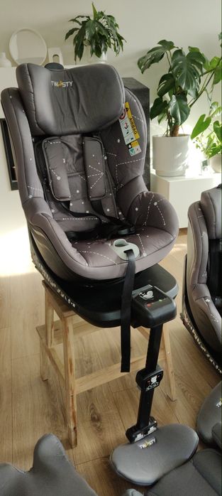 Fotelik Caretero TWISTY FIX iSIZE 0-18 kg szary