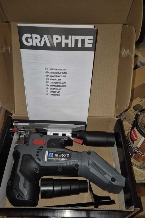 GRAPHITE Wyrzynarka bezszczotkowa 18V Energy+. Bez akumulatora 58GE145