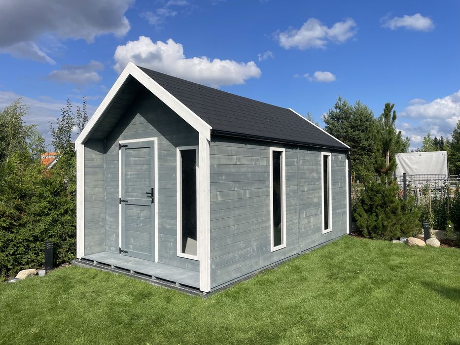 3x3 Domek drewniany, narzedziowy, nowoczesna stodola, sauna