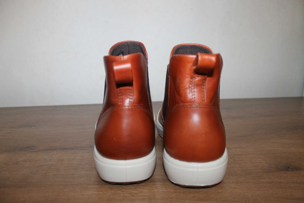 Жіночі шкіряні челсі, черевики ecco soft 7, 38 розмір