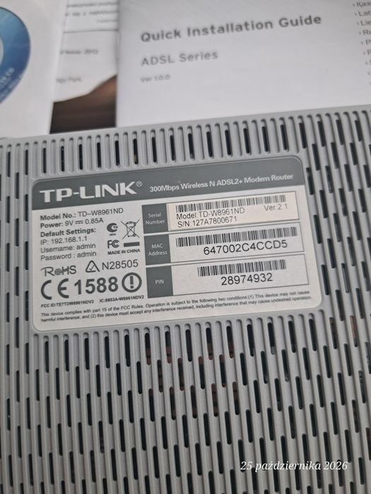 Router TP-LINK TD-W8961ND