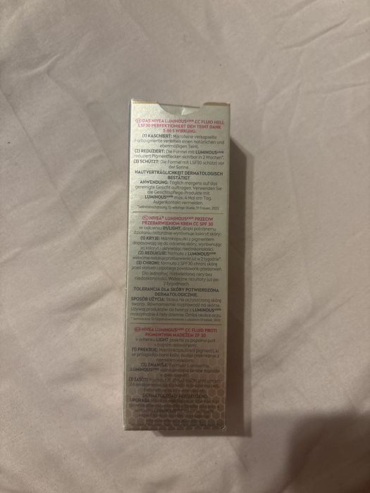 Nivea cellular luminous krem CC do twarzy z SPF30