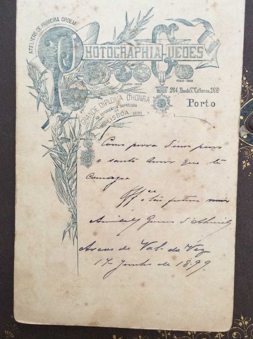 Fotografia Guedes, Porto. Fotografia do Sr. Gomes Almeida, 1899