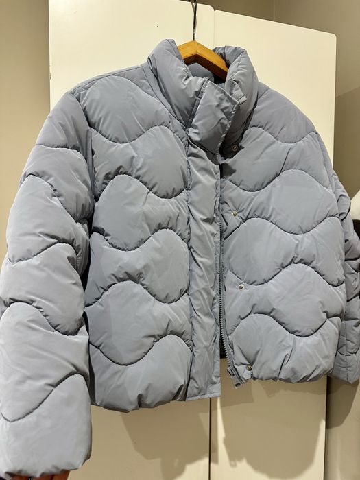 Куртка зефірка стьобана прорезинена zara