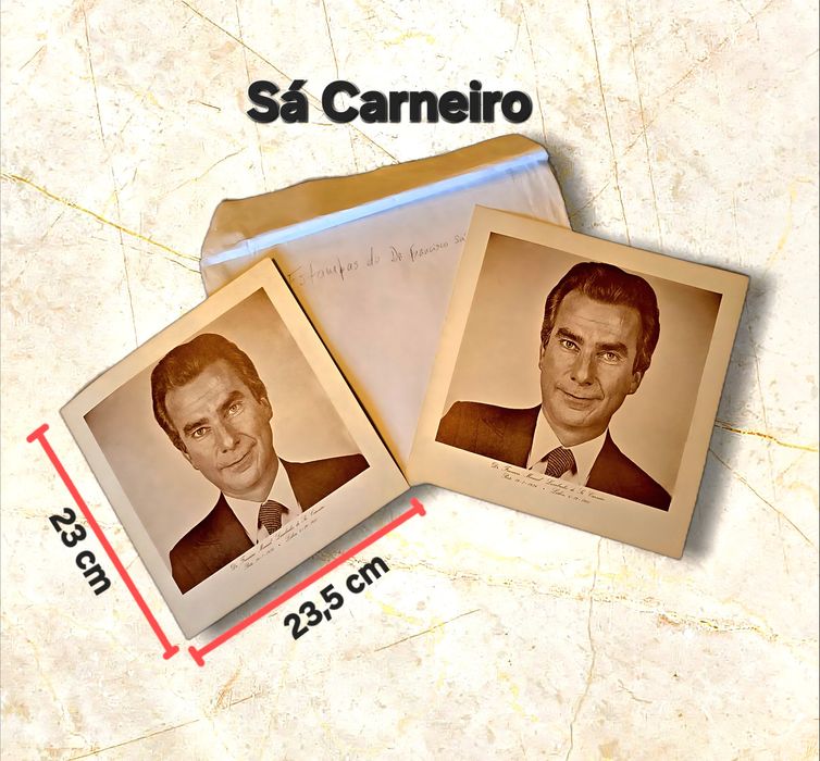 Estampa antiga do Dr. Sá Carneiro, Nova e de excelente qualidade