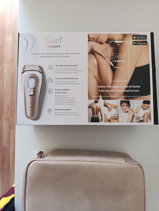 Máquina depiladora luz pulsada Braun