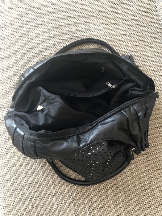 Torebka czarno-srebrna