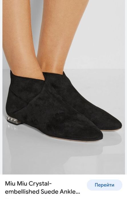 Ботинки Miu Miu, 39p(на 38),оригинал.