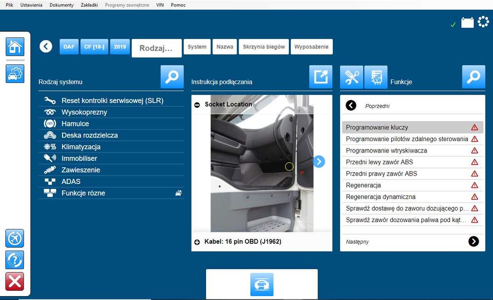 Pl program diagnostyczny do interfejsów testerów multidiag pro + plus