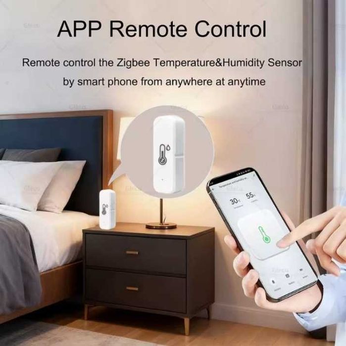 Датчик температури та вологості Tuya Zigbee 3.0, новий