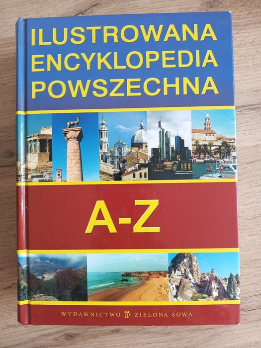 Ilustrowana encyklopedia powszechna A-Z zielona sowa