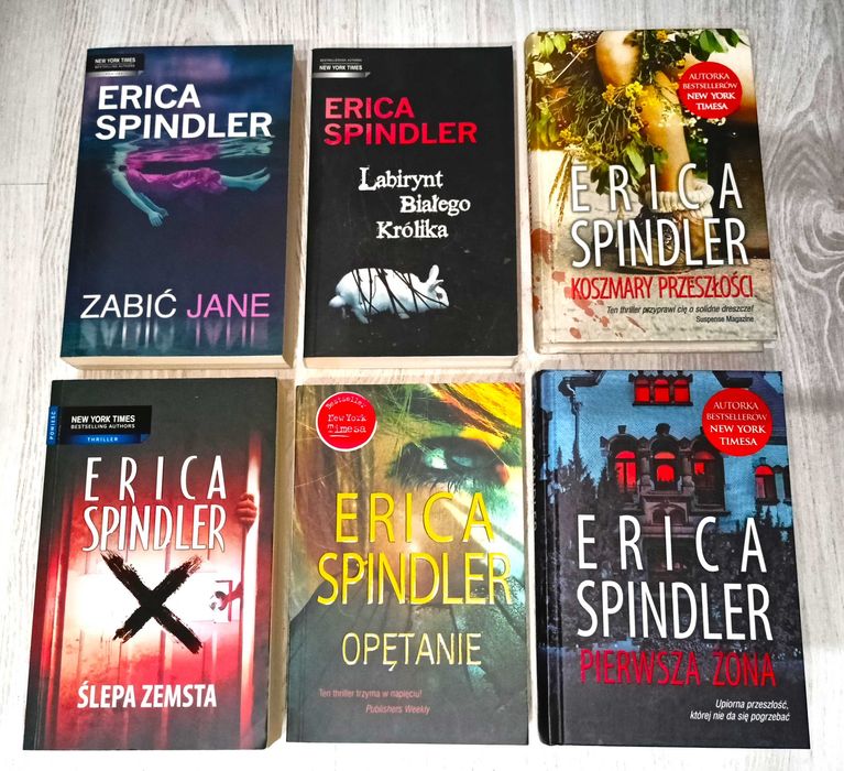 Erica Spindler Pierwsza żona Zabić Jane Ślepa zemsta Labirynt Białego