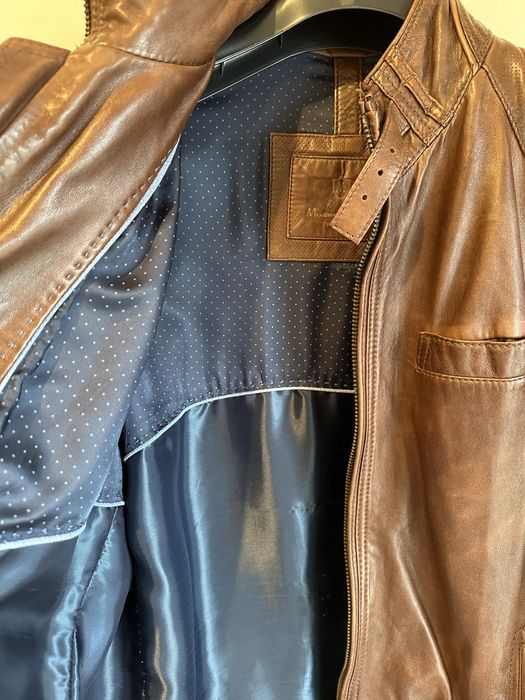 Casaco homem 100% pele Massimo Dutti tam M