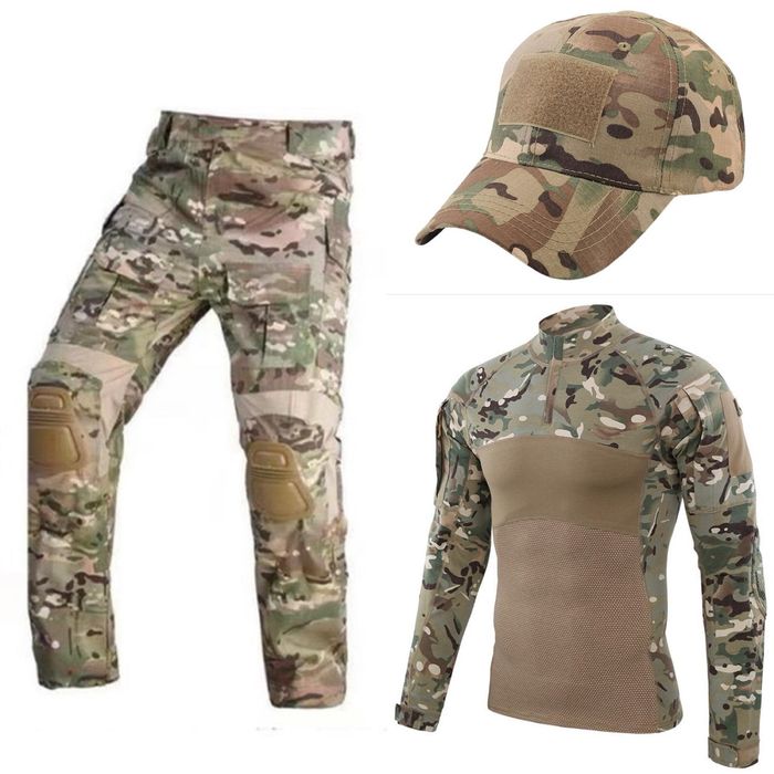 Тактичний костюм G3 Multicam 1.0 (Убакс + штани + кепка) | S–3XL |