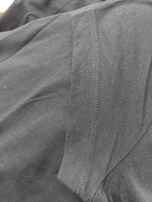Pull&Bear czarny t-shirt M, bawełniany basic na lato, na krótki rękaw