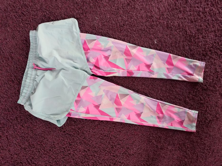 Legginsy z przyszytymi spodenkami
