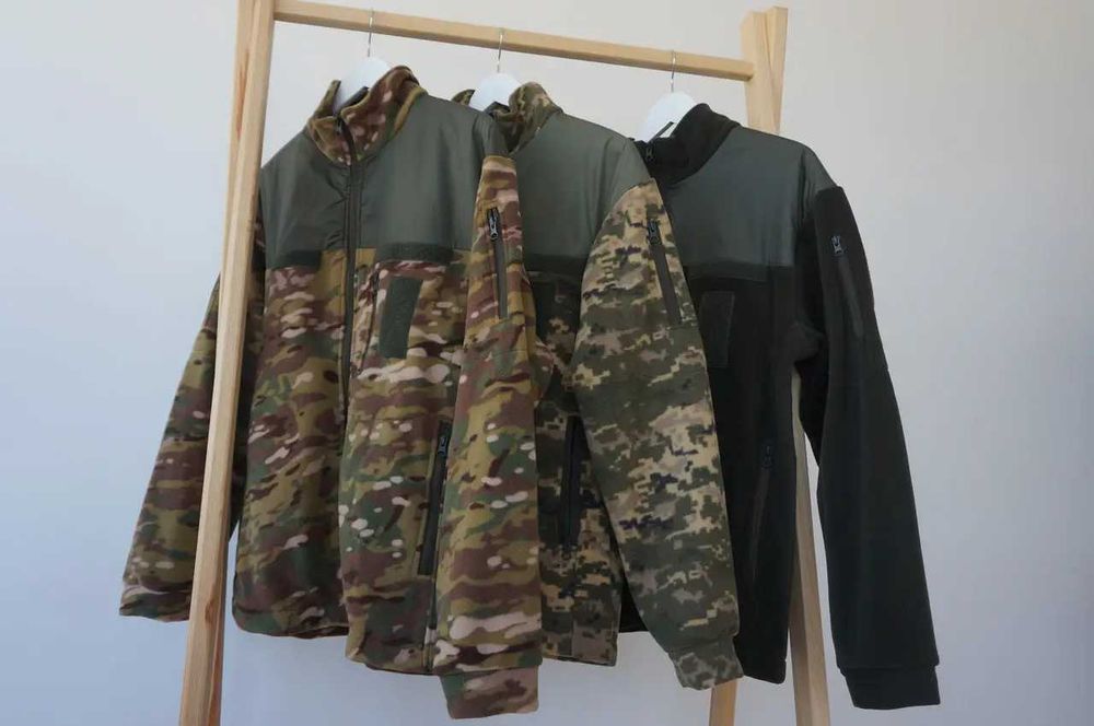 Фліска військова олива \ флиска хаки ЗСУ \ флисовая кофта военная