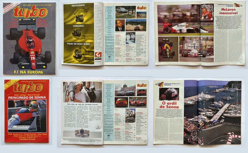 Coleção de revistas Turbo de 1989 (completa)