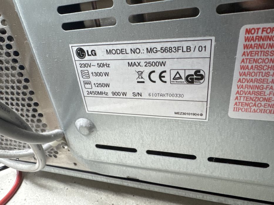 Microondas LG com grill
