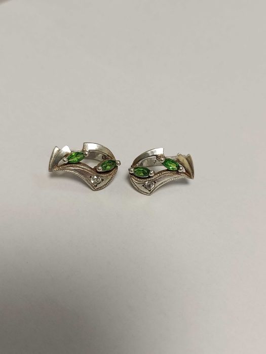 Серебряные сережки 925 пробы