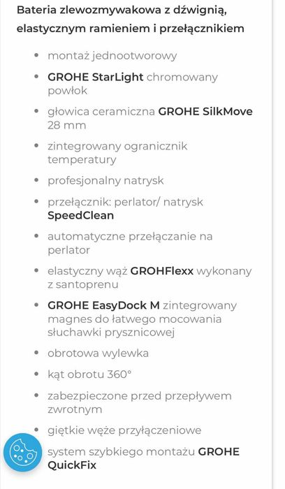 Sprzedam baterię kuchenną używaną