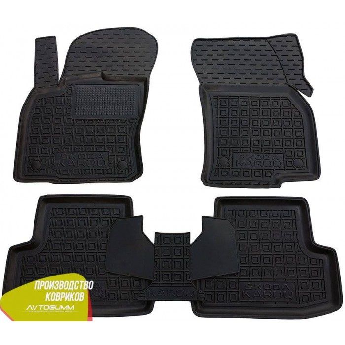 коврики Skoda Octavia A4_A5_A7 Skoda Fabia 1-2-3  KaroQ_автогум гума