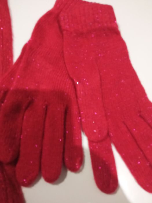 Комплект шарфик та рукавички