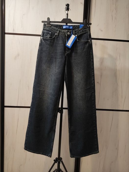 KARL LAGERFELD Жіночі темно-сині джинси KLJ MR RELAXED DENIM
