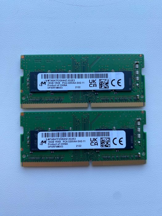 micron 8gb ddr4 3200 - купить запчасти для ноутбуков - Цена на OLX.ua