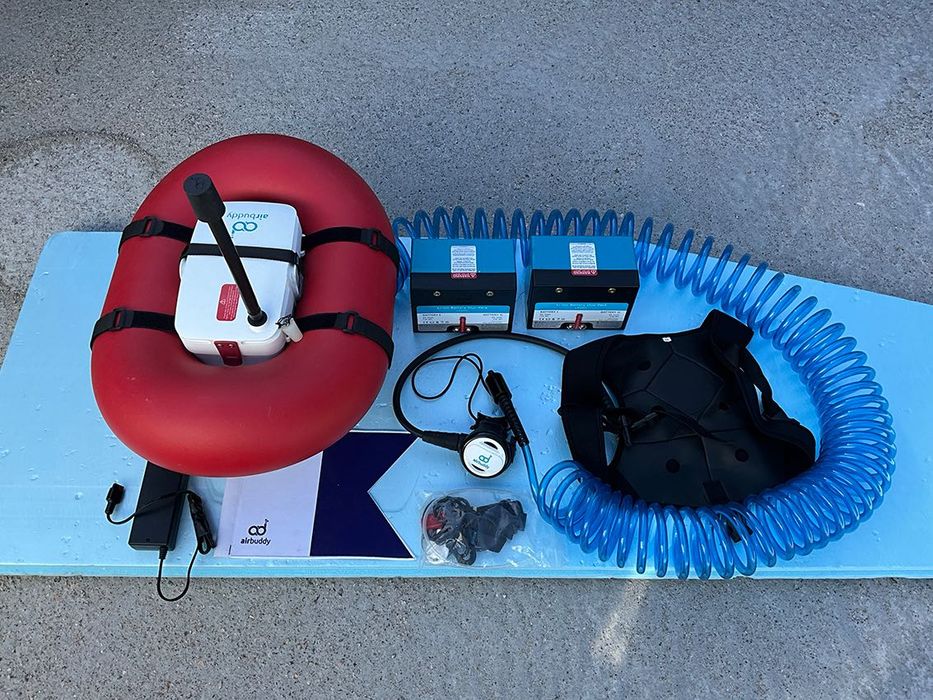 Sistema de Mergulho “Hookah” AirBuddy + Bateria Extra