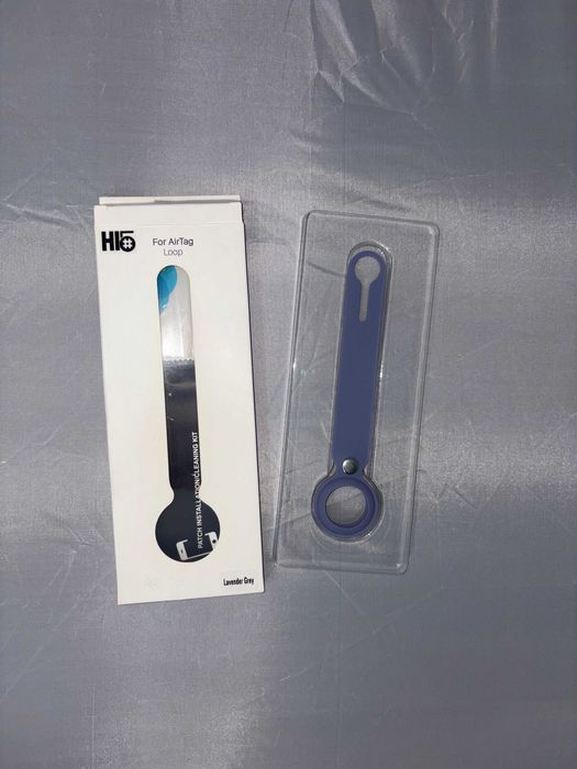 Hi5 Loop Silikonowe Etui Brelok Zawieszka Blue Niebieski do AirTag