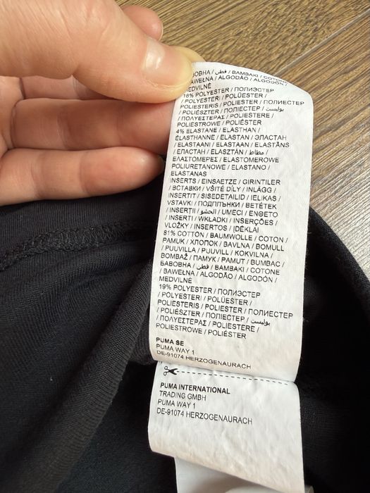 Czarna bluza damska Puma rozmiar L
