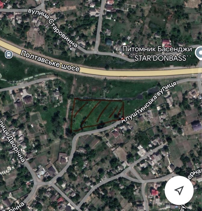 Продам земельну ділянку у районі Полтавського шосе