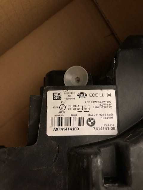 OTICA FAROL ESQUERDO BMW SERIE 1 F20 F21 LCI LED XENON