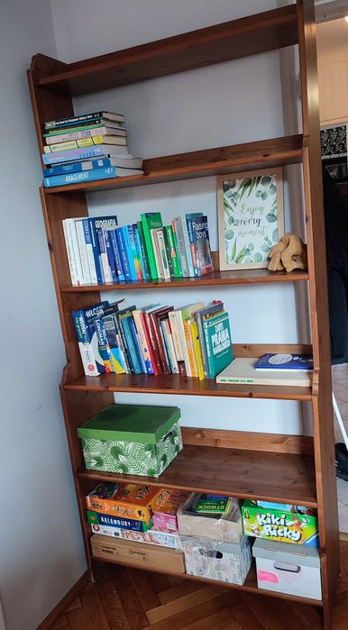 Super drewniany regał Ikea seria LEKSVIK 93 cm x 199 cm