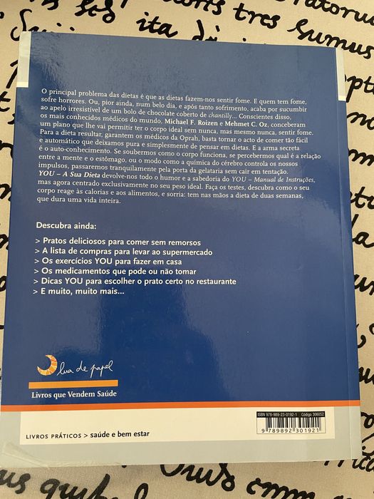 Livro YOU - A sua dieta