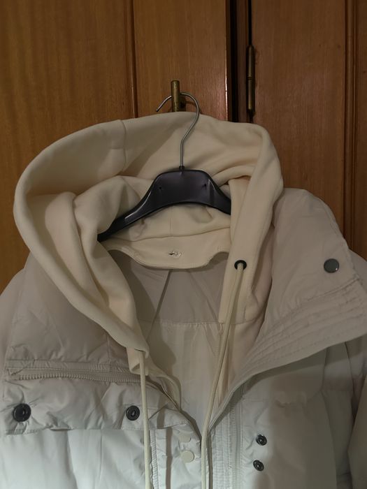 Casaco tamanho unico creme oversized