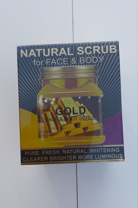 Скраб для тела с золотом