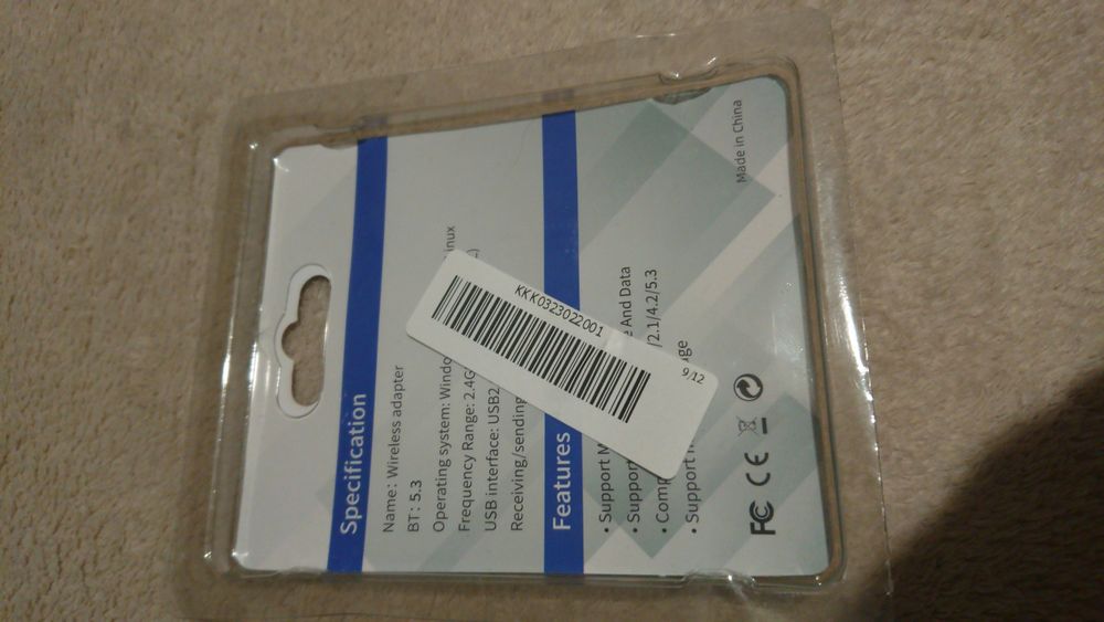 Блютуз адаптер USB  Bluetooth 5.3