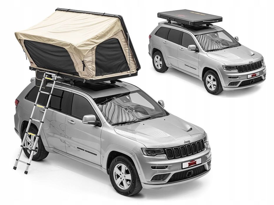 Namiot samochodowy na dach dachowy box ALU DRAGON WINCH S 215x127cm