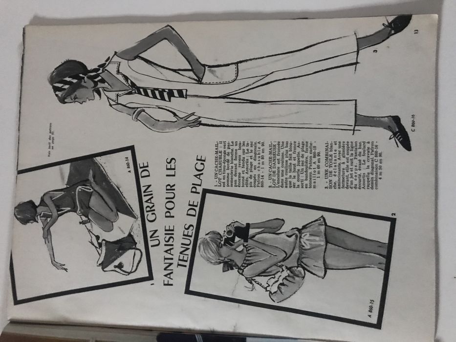 Czasopismo francuskie z 1965 r. Modes de Paris