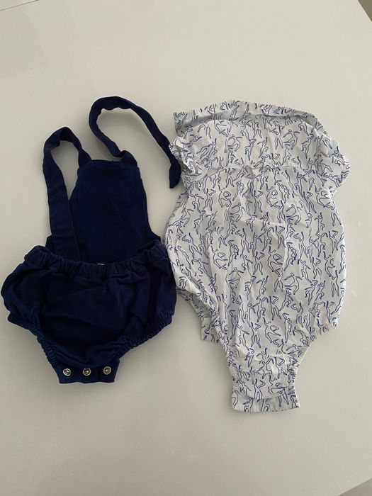 Conjunto jardineiras