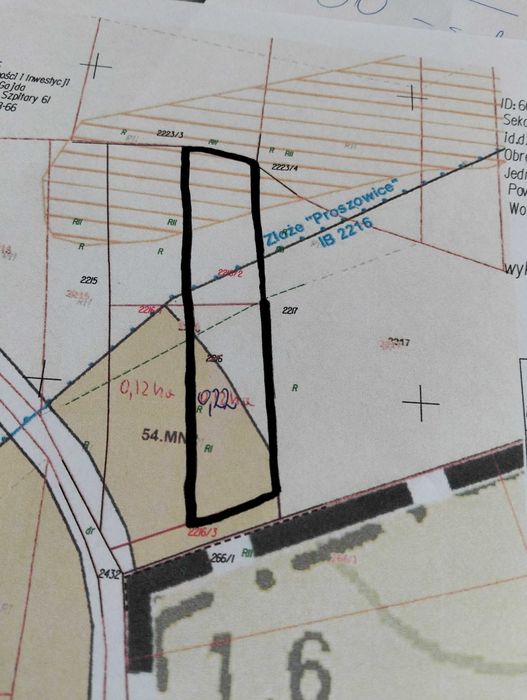 Działka budowlana 22 ar.