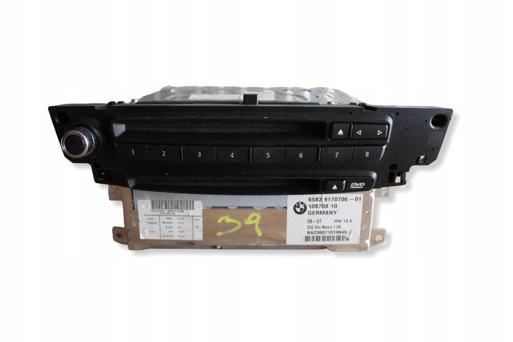 panel radio 9170706 bmw e63/64