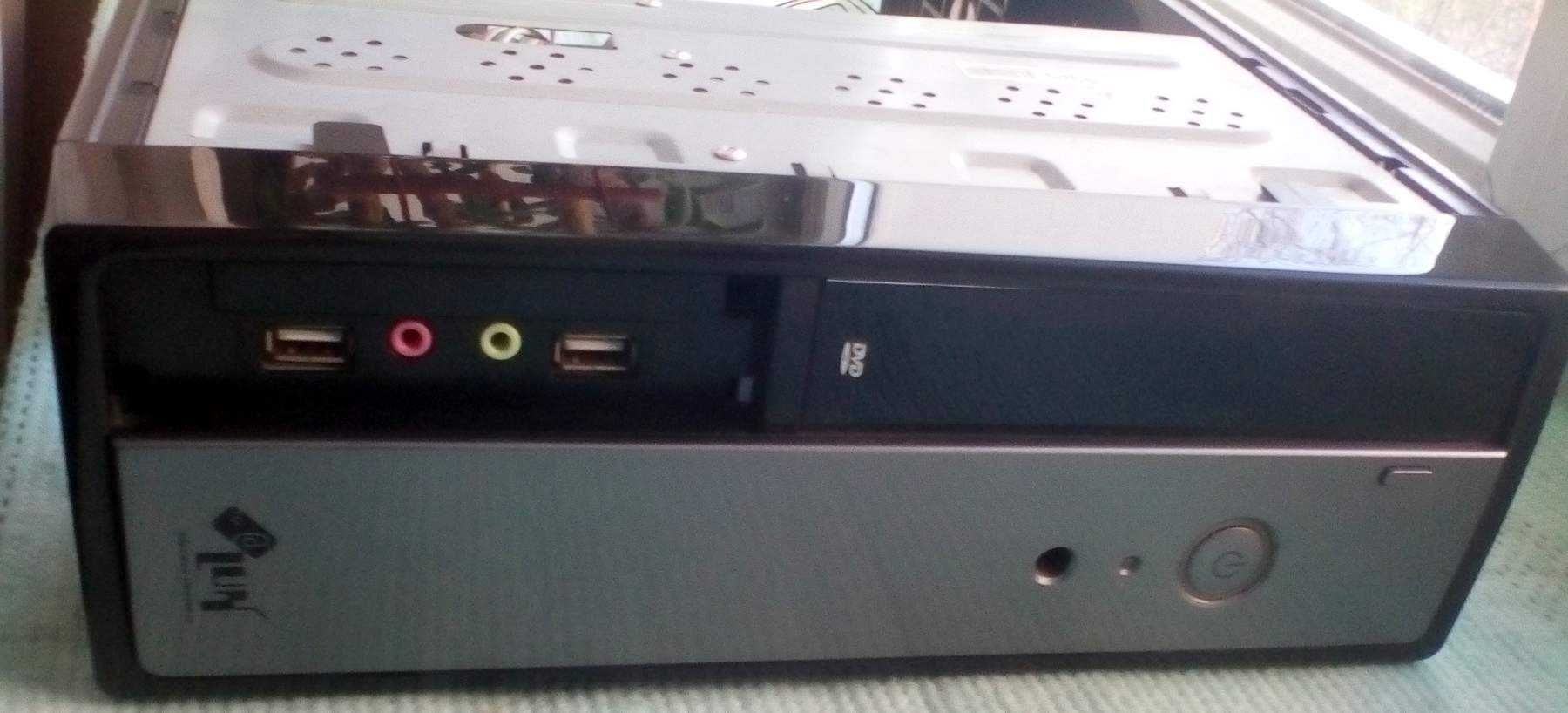Корпус slim ПК компактный ITX для SFX без БП ATX midi tower с БП б/у ...