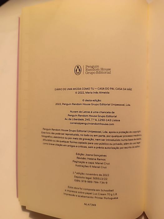 Diário de Uma Miúda como Tu. Casa do Pai. Casa da Mãe