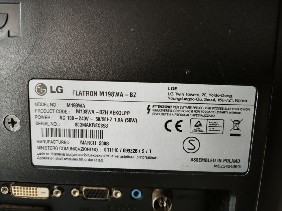 Tv lg 19 polegadas