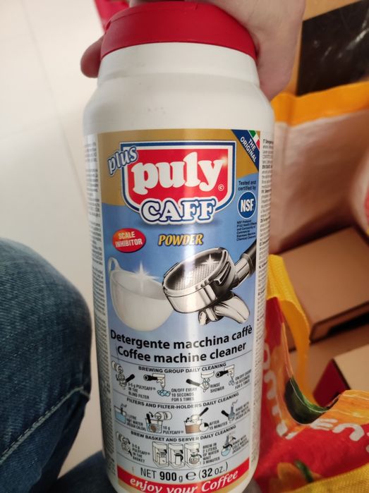 Detergente para lavar manípulos maq café